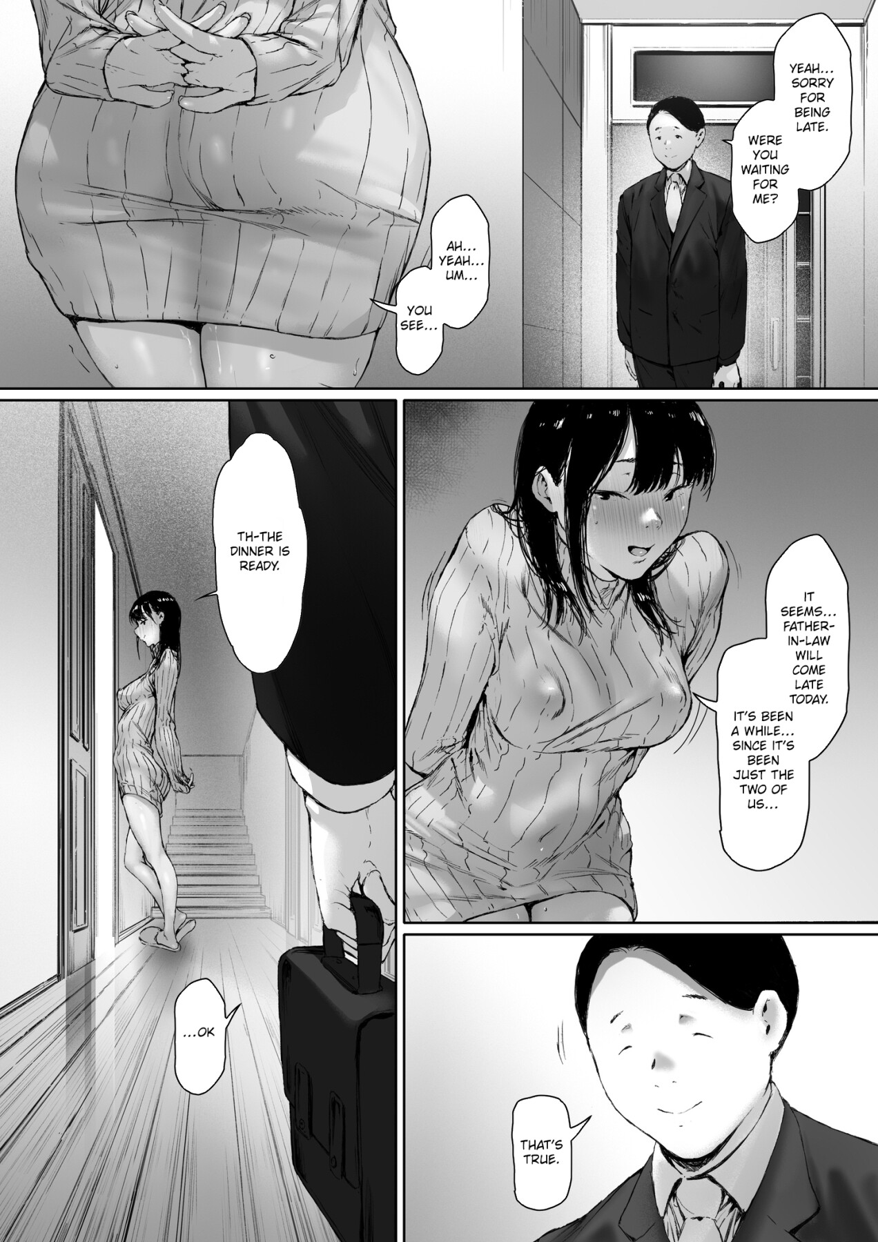 Hentai Manga Comic-Now Living with my father-in-law, I was supposed to have a happy newlywed life-Chapter 2-111